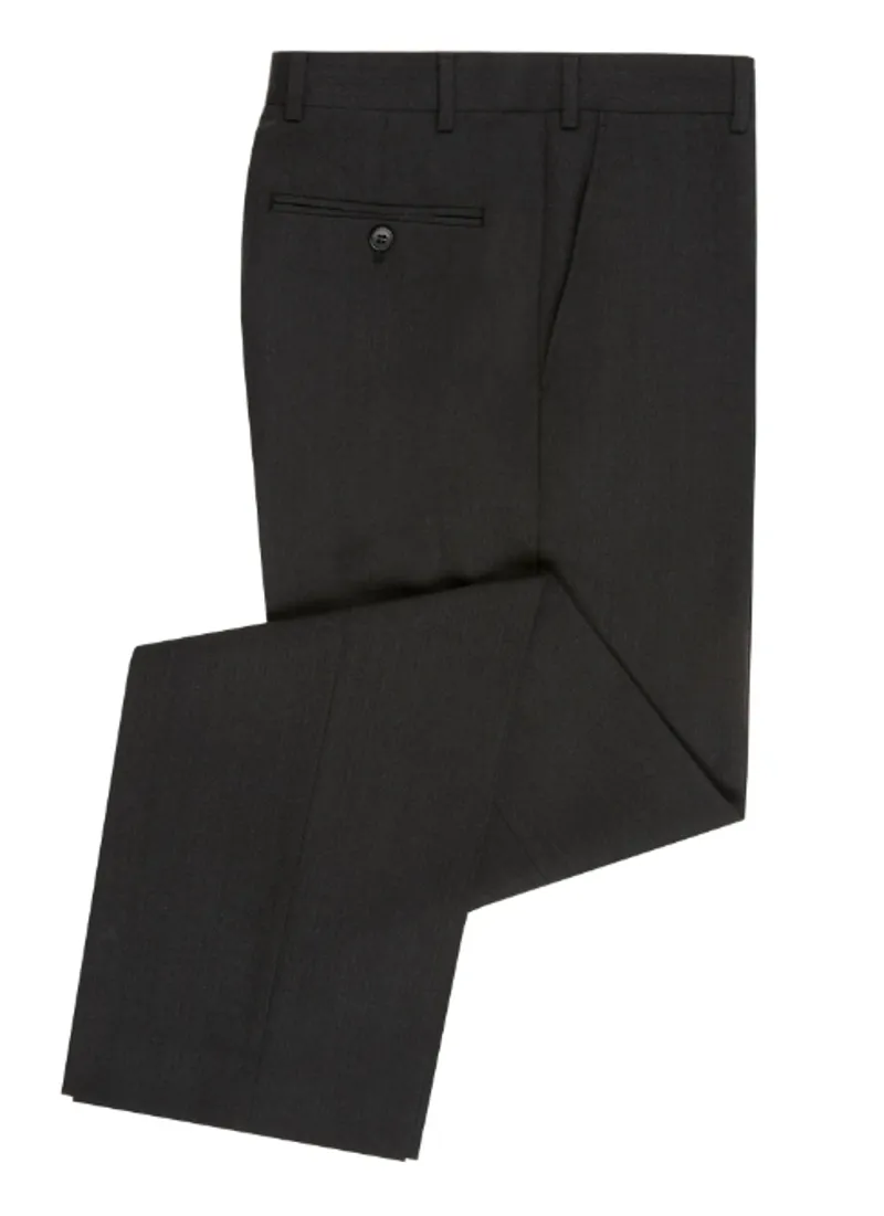 Wellington City Suit Trousers Charcoal/Black 74320/09